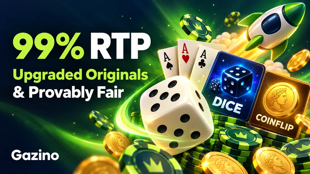 Gazino Boosts Originals RTP to an Industry-Leading 99%!